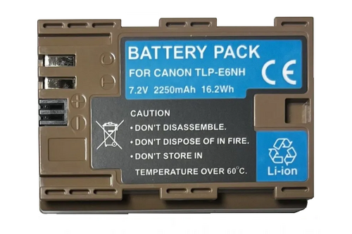 Аккумулятор Digital LP-E6NH, с портом зарядки Type-C, 2250 мАч