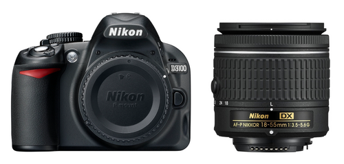 Фотоаппарат Nikon D3100 Kit AF-S DX NIKKOR 18-55mm f/3.5-5.6G, черный