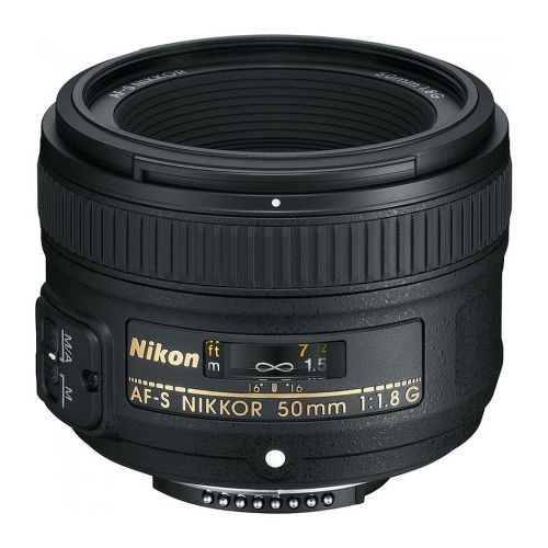 Объектив Nikon Nikkor AF-S 50mm f/1.8G, черный