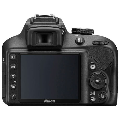 Фотоаппарат Nikon D3400 Kit AF-P DX NIKKOR 18-55mm f/3.5-5.6G VR, черный