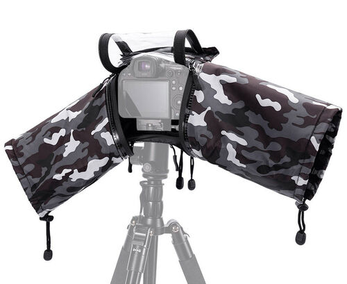 Дождевая накидка JJC RC-SGR для беззеркальных фотокамер (серый хаки)