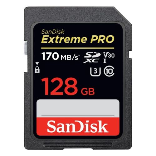 Карта памяти SanDisk Extreme Pro SDXC UHS-I 170MB/s 128Gb