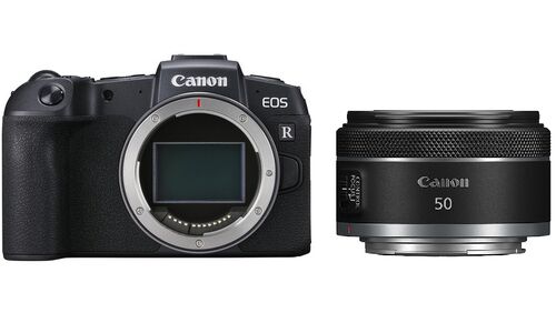 Фотоаппарат Canon EOS RP с объективом RF 50 мм f/1.8 STM Black