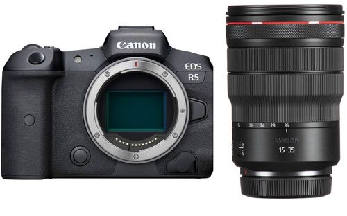 Фотоаппарат Canon EOS R5 с объективом RF 15-35 мм f/2.8 L IS USM