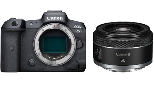Фотоаппарат Canon EOS R5 с объективом RF 50 мм f/1.8 STM