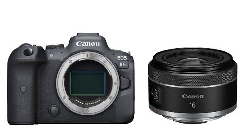 Фотоаппарат Canon EOS R6 с объективом RF 16mm f/2.8 STM