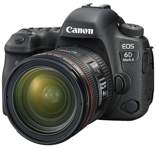 Фотоаппарат Canon EOS 6D Mark II Kit EF 24-70mm F/4 L IS USM, черный