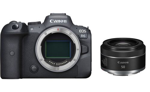 Фотоаппарат Canon EOS R6 с объективом RF 50mm f/1.8 STM