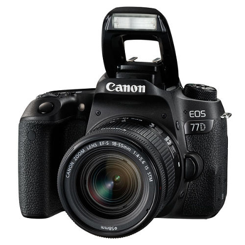 Фотоаппарат Canon EOS 77D Kit EF-S 18-55mm f/4-5.6 IS STM, черный
