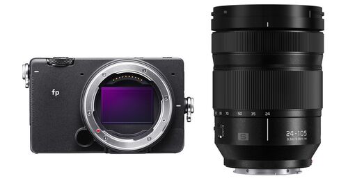 Фотоаппарат Sigma fp с объективом Panasonic Lumix S 24-105mm f/4 Macro, черный