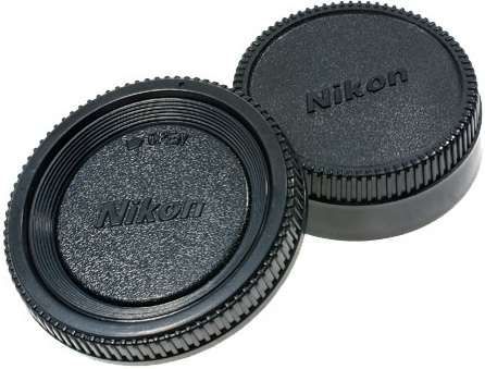 Задняя крышка объектива и крышка корпуса камеры для Nikon
