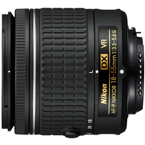 Объектив Nikon Nikkor AF-P 18-55mm f/3.5-5.6G VR DX, черный