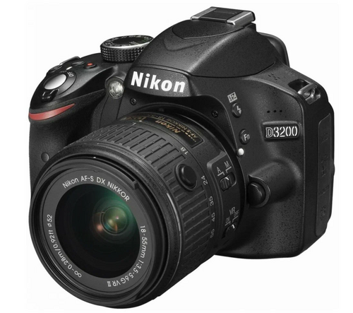 Фотоаппарат Nikon D3200 Kit AF-S DX NIKKOR 18-55mm f/3.5-5.6G VR II, черный