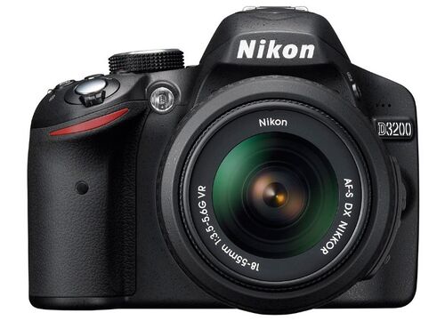 Фотоаппарат Nikon D3200 Kit AF-S DX NIKKOR 18-55mm f/3.5-5.6G VR, черный