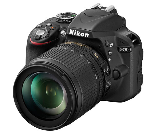 Фотоаппарат Nikon D3300 Kit AF-S DX NIKKOR 18-105mm f/3.5-5.6G ED VR, черный
