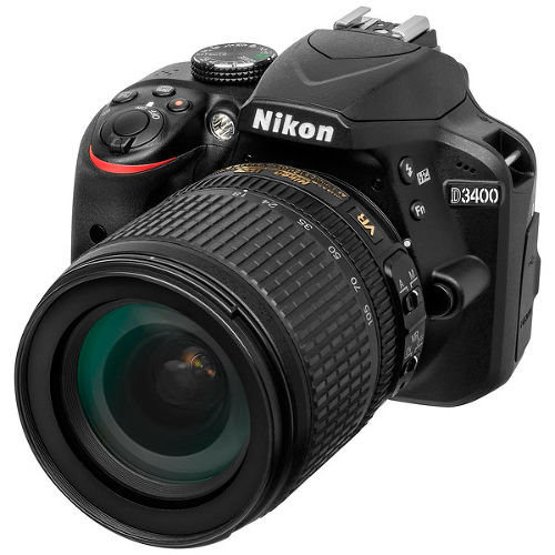Фотоаппарат Nikon D3400 Kit AF-S DX NIKKOR 18-105mm f/3.5-5.6G VR, черный