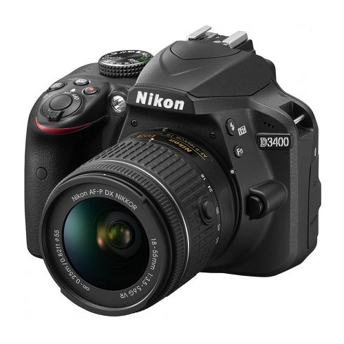 Фотоаппарат Nikon D3400 Kit AF-P DX NIKKOR 18-55mm f/3.5-5.6G VR, черный