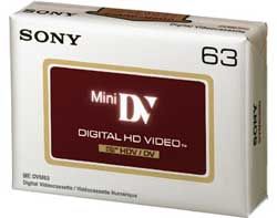 Кассета Sony DVM-63HD HDV