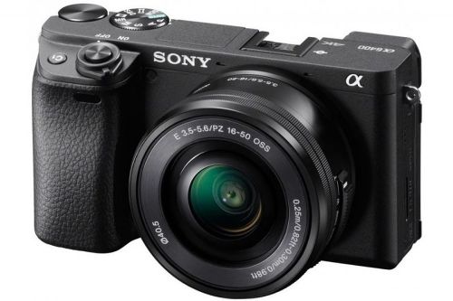 Фотоаппарат Sony Alpha ILCE-6400 Kit E PZ 16–50 мм F3.5–5.6 OSS (SELP1650), черный