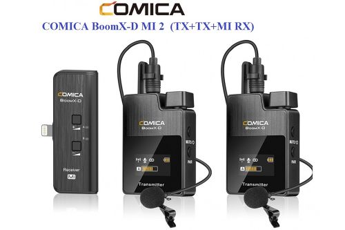 Микрофонная радиосистема Comica BoomX-D MI 2 (TX+TX+MI RX) Lightning