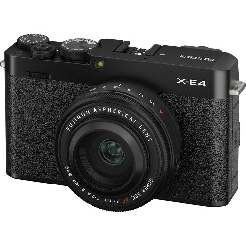 Фотоаппарат Fujifilm X-E4 Kit Fujifilm XF 27mm F2.8 R WR, черный