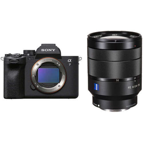 Фотоаппарат Sony Alpha ILCE-7M4 с объективом FE 24-70mm f/4 ZA OSS, черный