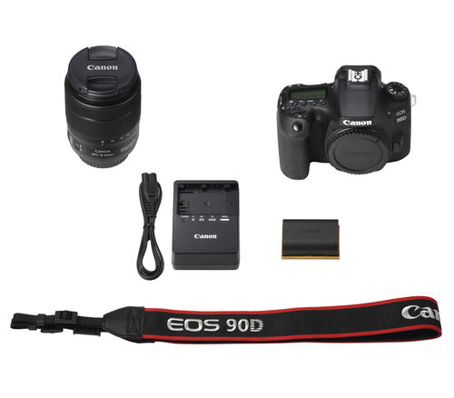 Фотоаппарат Canon EOS 90D Kit EF-S 18-135mm f/3.5-5.6 IS USM, черный