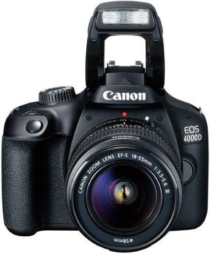 Фотоаппарат Canon EOS 4000D Kit 18-55mm f/3.5-5.6 DC III, черный