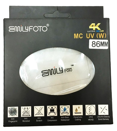 Светофильтр Emilyfoto HRC UV 86mm