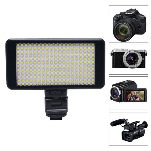 Накамерный свет Professional Video Light LED-228, зарядка+аккумулятор F550