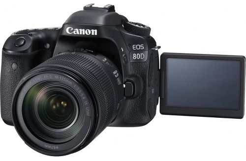 Фотоаппарат Canon EOS 80D Kit EF-S 18-135mm f/3.5-5.6 IS USM, черный