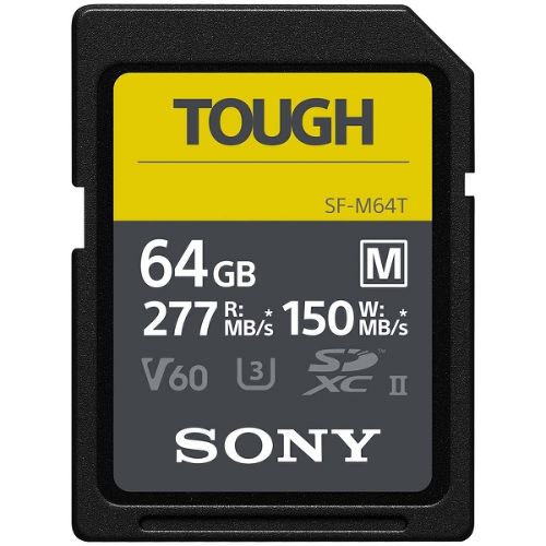 Карта памяти Sony SDXC SF-M TOUGH 64 ГБ 277/150