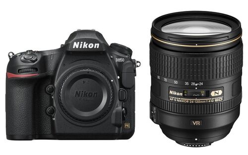 Фотоаппарат Nikon D850 с объективом AF-S NIKKOR 24-120mm f/4G ED VR