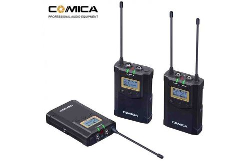 Микрофонная радиосистема Comica CVM-WM100 plus (A) (RX+TX+TX)