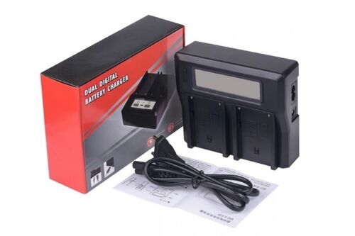 Двойное зарядное устройство DU-QZ1 с инфо индикатором для Sony NP-FZ100