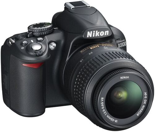 Фотоаппарат Nikon D3100 Kit AF-S DX NIKKOR 18-55mm f/3.5-5.6G VR, черный