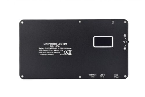 Накамерный свет Professional Mini Portable LED Light M-180AI (3200К-5600К)