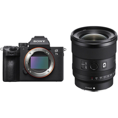Фотоаппарат Sony Alpha ILCE-7M3 с объективом FE 20mm f/1,8 G, черный