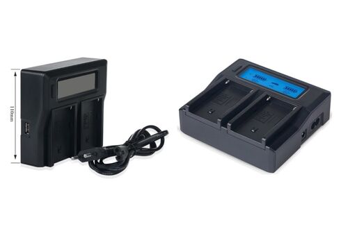 Двойное зарядное устройство DU-TRV с инфо индикатором для Sony NP-FV50/70/100