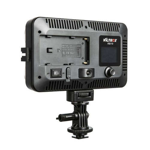 Накамерный видеосвет Viltrox RB10 RGB (2500K-8500K/128шт. ламп) c аккумулятором F570+C-Type Cable