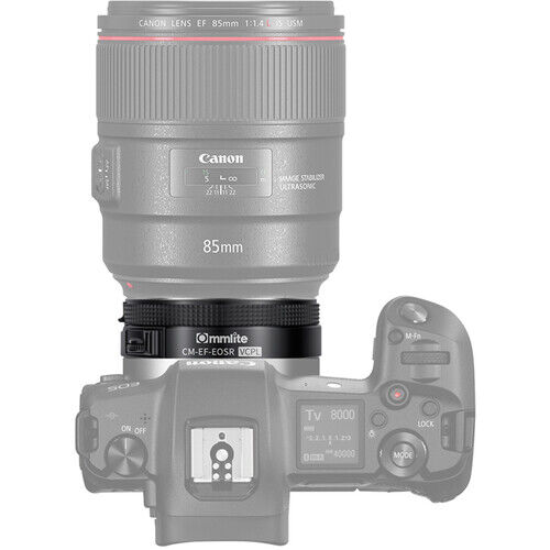 Адаптер Commlite CM-EF-EOSR VCPL с электронным автофокусом для объектива Canon EF или EF-S-Mount для камеры Canon RF-Mount с переменным фильтром CPL