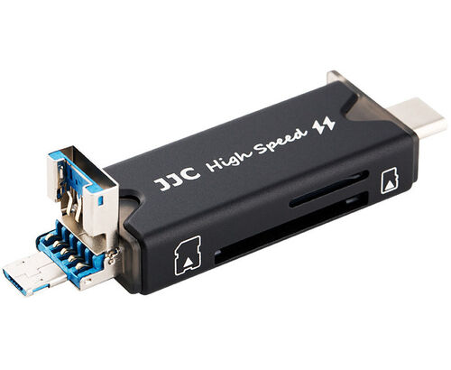 Многофункциональный чехол JJC MCR-STM5GB для SD/microSD/TF карт памяти и nano SIM с OTG картридером