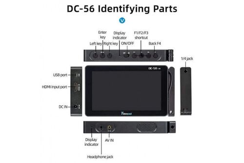 Накамерный монитор Viltrox Timbrecod DC-56 HD 5.5 inch 4K HD Touch Screen