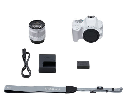 Фотоаппарат Canon EOS 250D Kit EF-S 18-55mm f/4-5.6 IS STM, белый