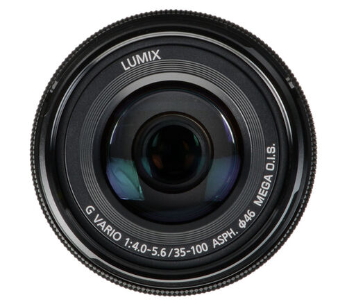 Объектив Panasonic Lumix 35-100mm f/4.0-5.6 G Vario Asph Mega O.I.S., черный (H-FS35100E-K)