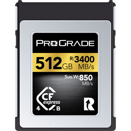 Карта памяти ProGrade Digital 512 ГБ CFexpress 4.0 Type B Gold