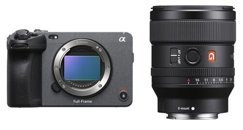 Видеокамера Sony ILME-FX3 с объективом FE 24 мм f/1.4 GM, серый/черный